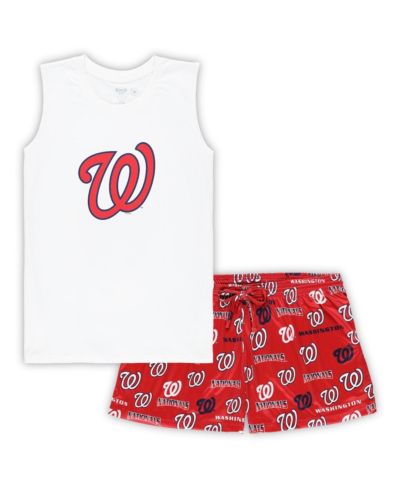 Женский комплект для сна Concepts Sport Washington Nationals Plus Size: майка и шорты