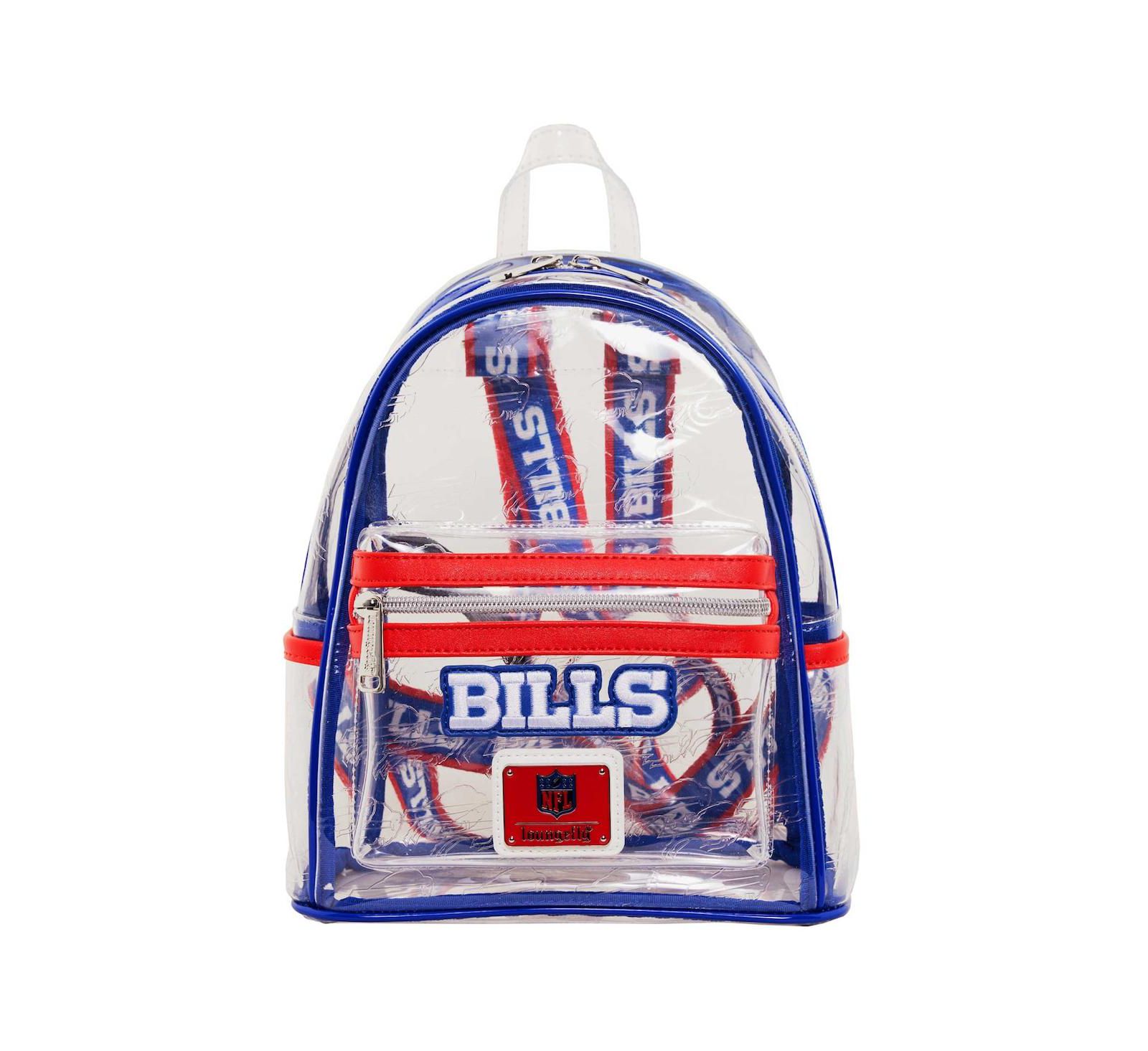 Мини-рюкзак Loungefly Buffalo Bills Clear