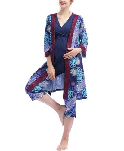Пижамный комплект kimi + kai Maternity Natalie, 3 шт.