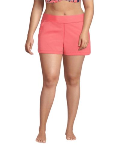 Мужские плавательные шорты Lands' End Plus Size SunShade UPF 50 3" с трусиками