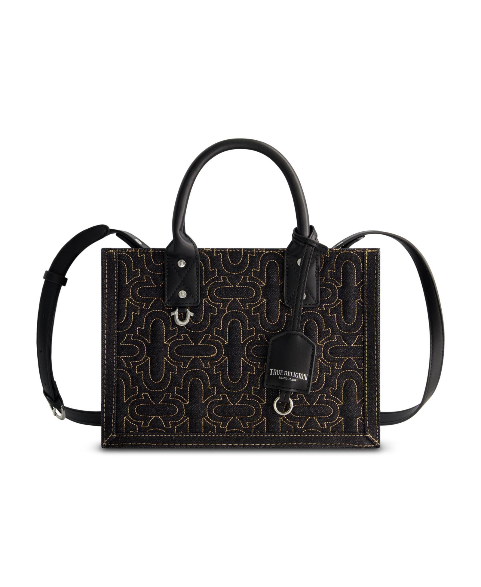 True Religion Quilted Horseshoe современная сумка-тоут