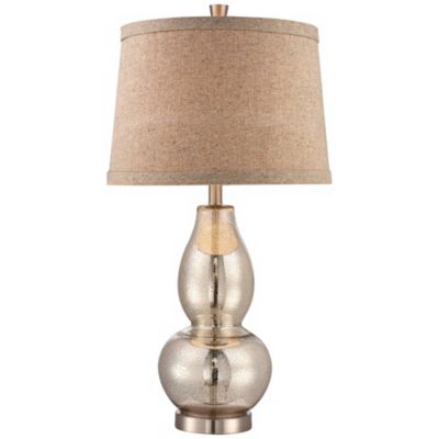 Настольная лампа 360 Lighting Modern, 30.5" Tall, серебристое стекло Mercury Glass, для гостиной и спальни