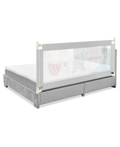 Slickblue Vertical Lifting Baby Bed Rail with Secure Lock for Safe Sleep