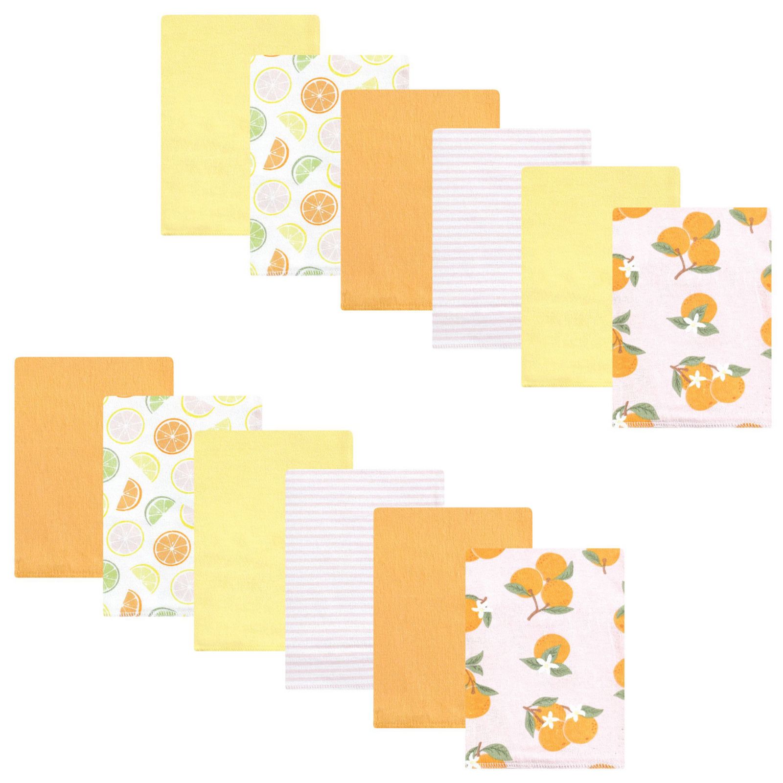 Набор пеленок Hudson Baby Girls Cotton Flannel Burp Cloths