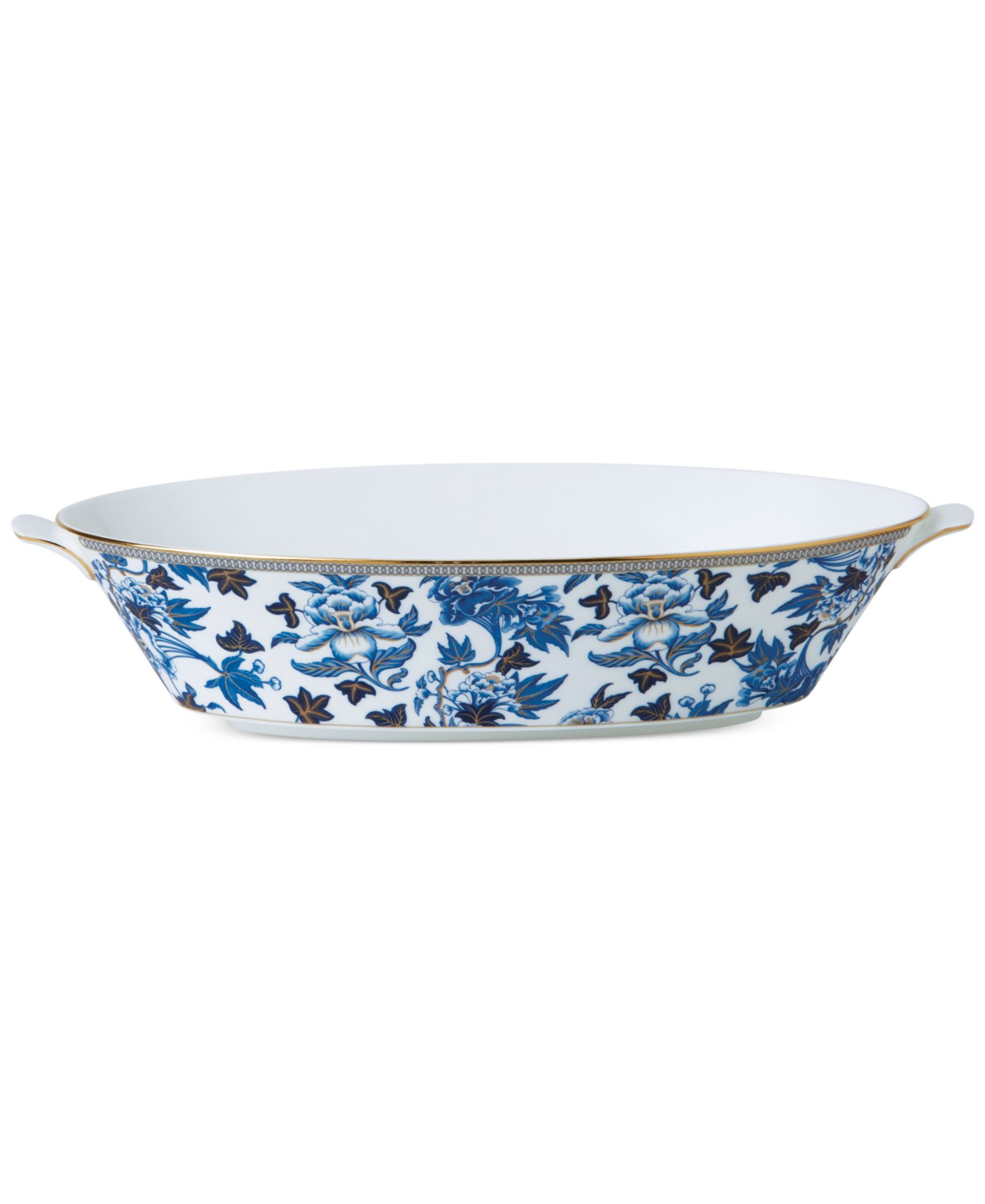 Wedgwood Овальная сервировочная чаша Hibiscus