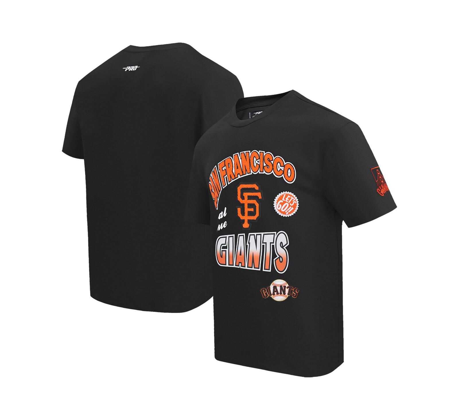 Футболка Pro Standard San Francisco Giants с заниженной линией плеча для мужчин, черная