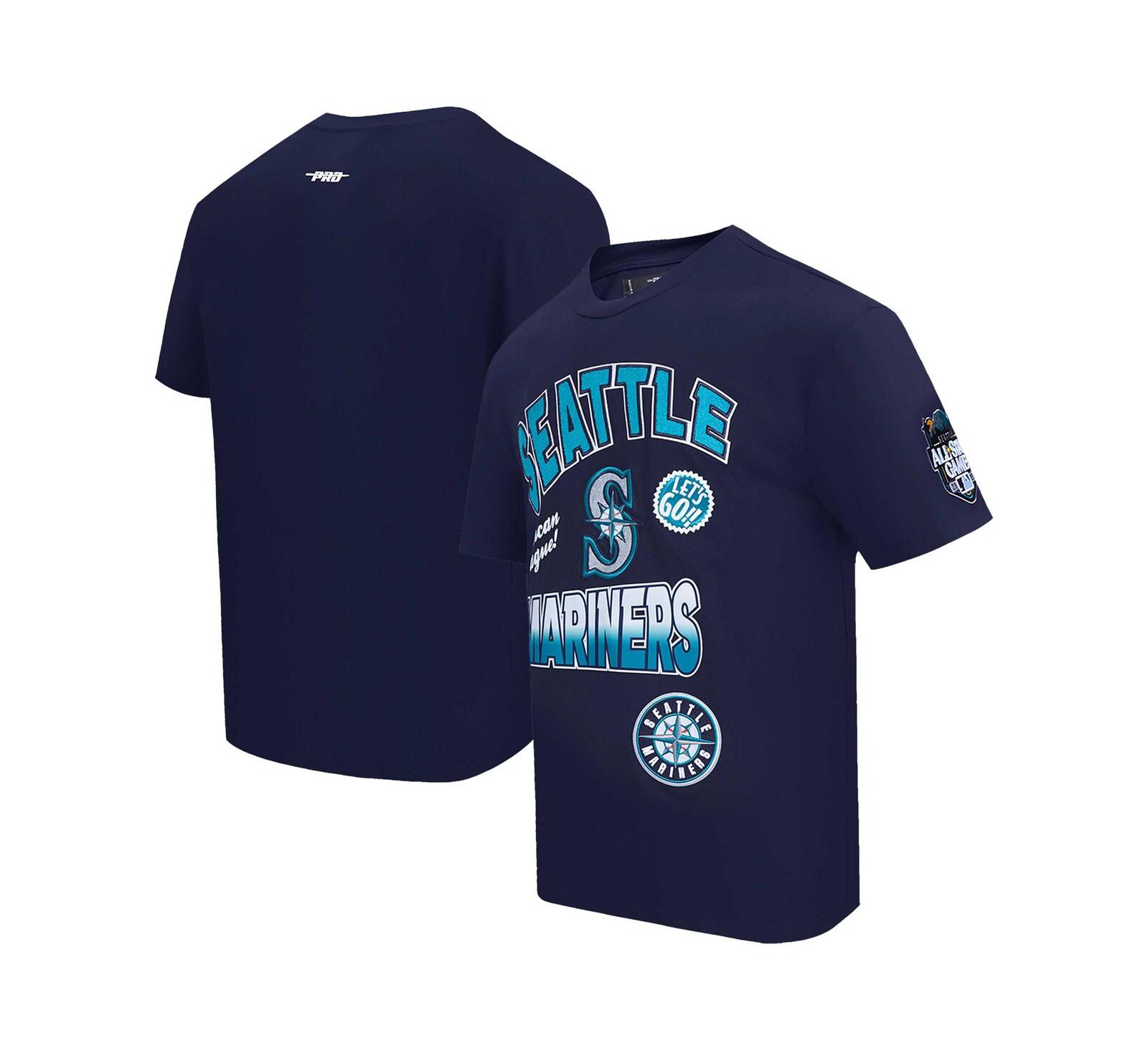 Pro Standard Мужская футболка Seattle Mariners с заниженной линией плеча