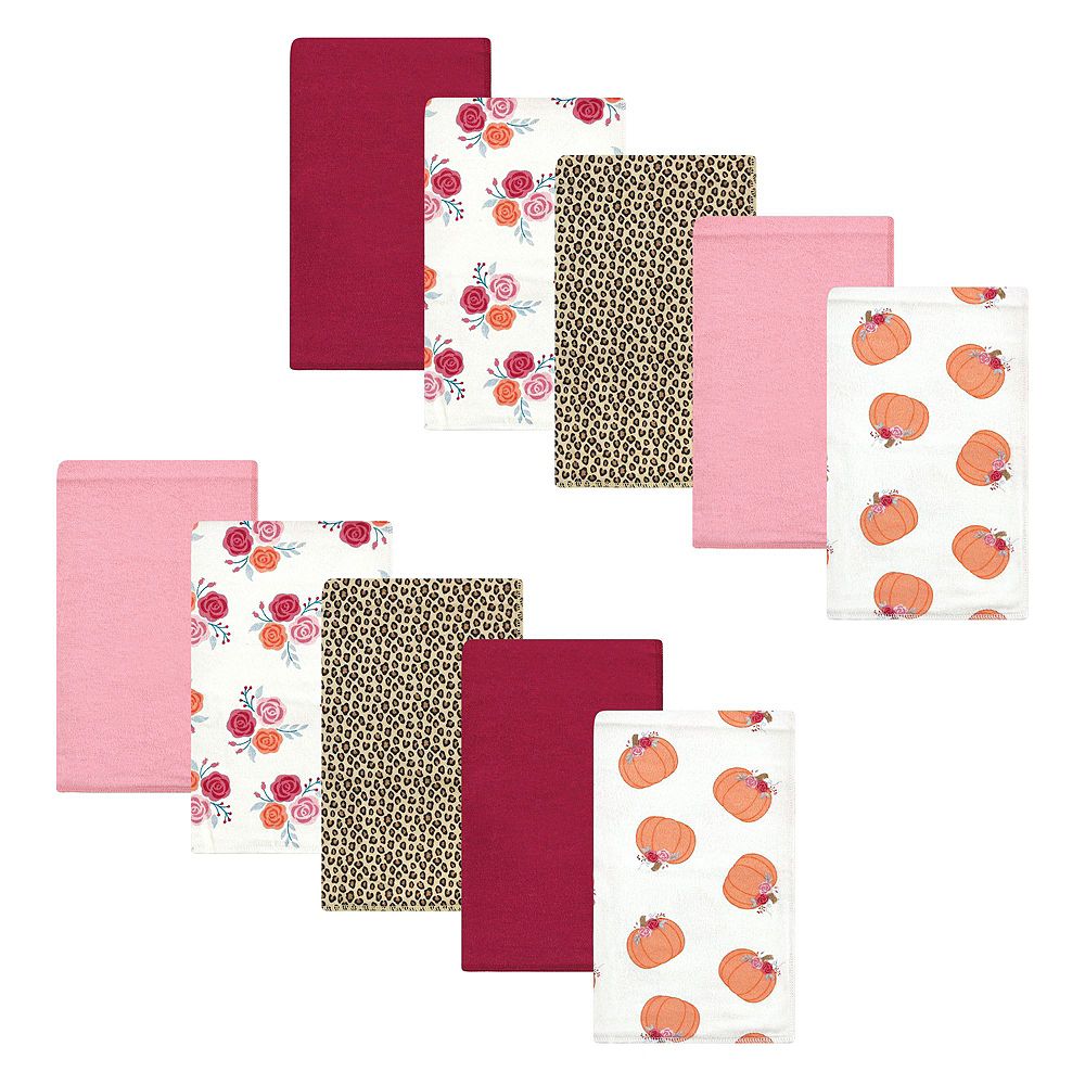 Пеленка Hudson Baby Girls 10Pk Flannel Burp Cloth