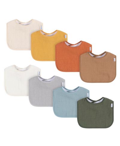 Детские слюняги Gerber Baby Muslin 8 Pack