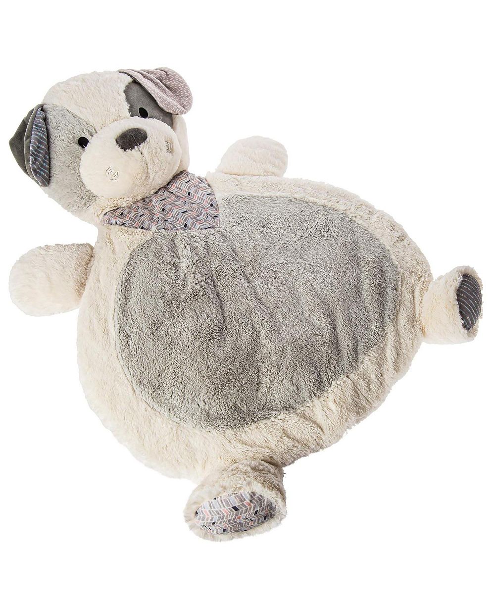 Детский мягкий коврик Mary Meyer Bestever Ultra Soft, Decco Puppy, White/Gray