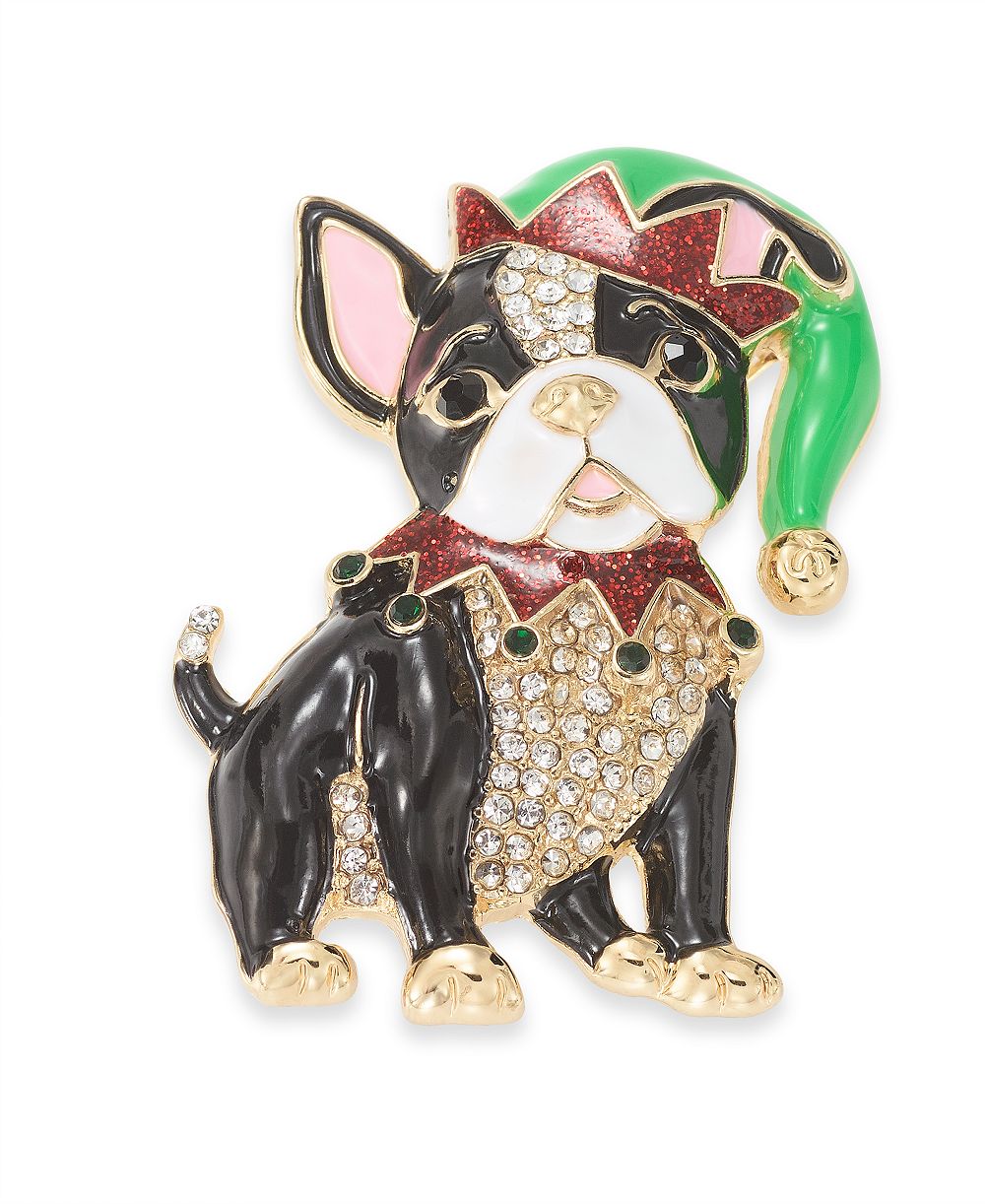 Значок-булавка Holiday Lane Boston Terrier Hat Pin