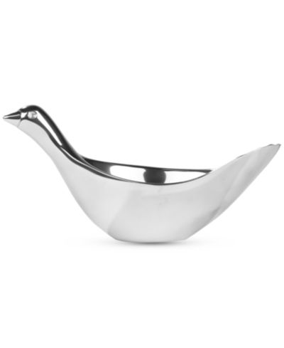 Nambé Dove of Peace Figural Silver-Tone Bowl