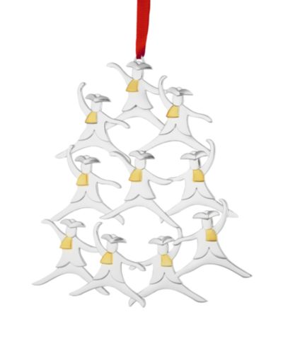 Nambé Ten Lords-a-Leaping Holiday Ornament