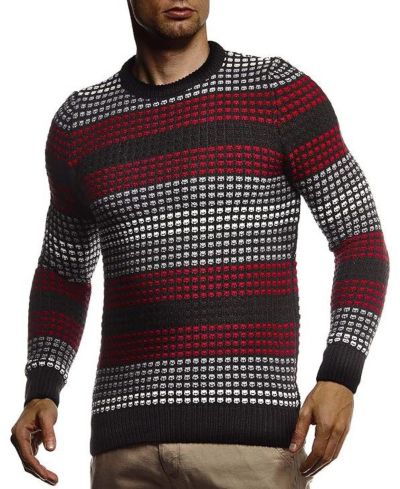 Свитшот Leif Nelson Men's Stylish Sweater Longsleeve Pullover Hoodie Slim Fit