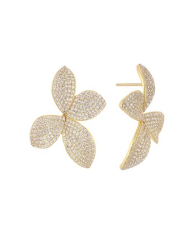 Серьги-гвоздики By Adina Eden Pavé Fancy On The Ear Stud