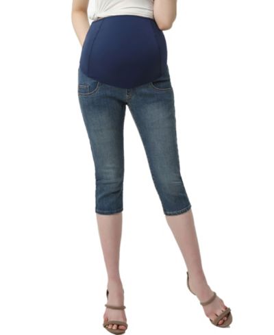 Брюки kimi + kai Maternity Courtney Stretch Denim Capri