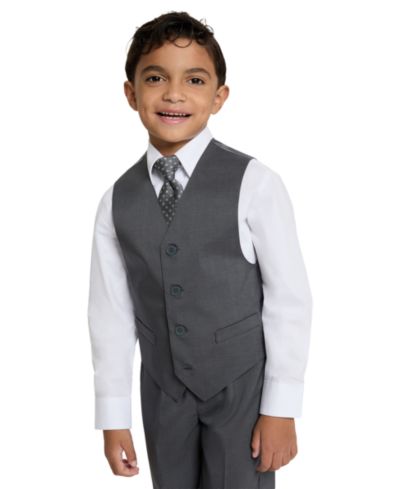 Детский набор Haggar SmartWash 4-Piece: Long-Sleeve Shirt, Vest, Pants and Tie