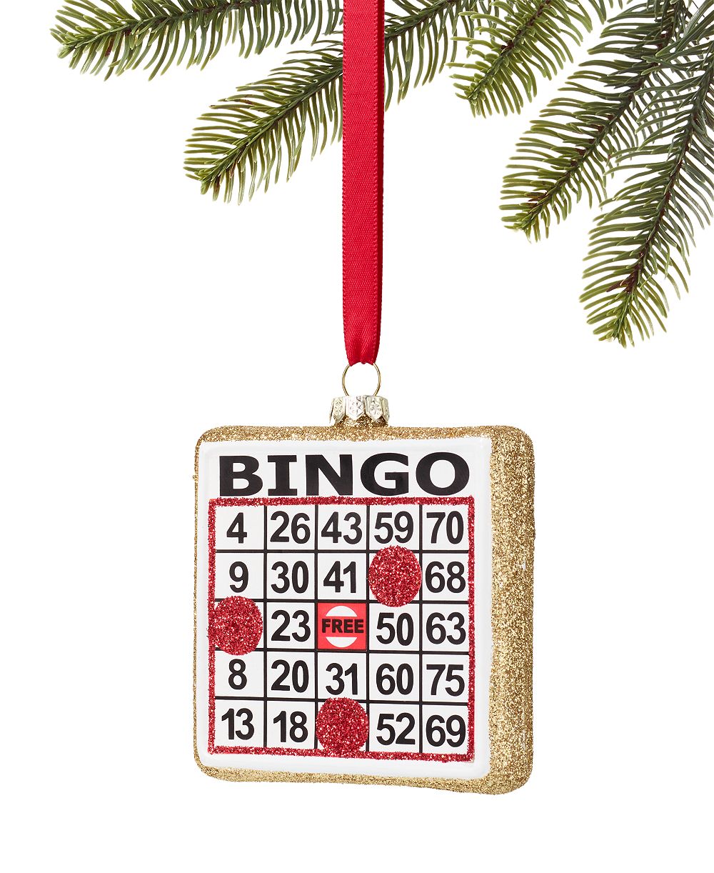 Holiday Lane Eclectic Charms Bingo Ornament, Exclusively at Macy's