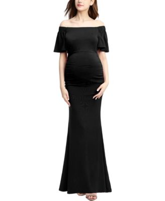 kimi + kai Women's Abigail Off Shoulder Maxi Dress