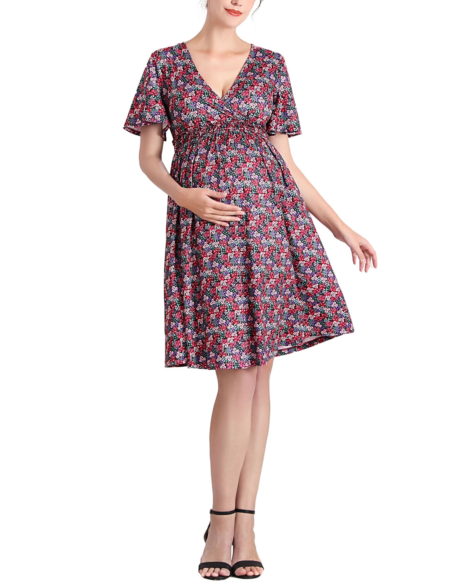 kimi + kai платье для кормления Evin V-Neck