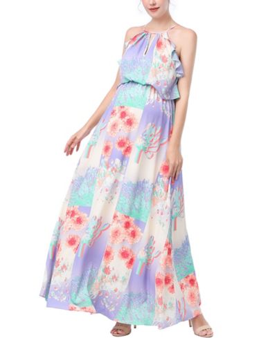 kimi + kai Women's Pixie Nursing Maxi Dress