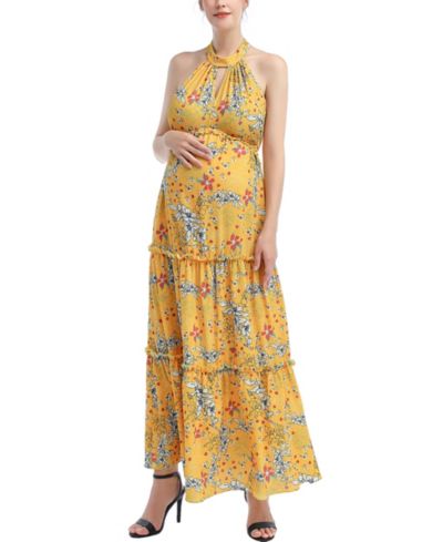 kimi + kai Women's Soleil Floral Print Maxi Dress