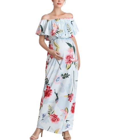 kimi + kai Women's Deya Nursing Maxi Dress