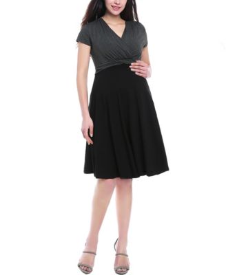Платье для беременных kimi + kai V-Neck Faux Wrap