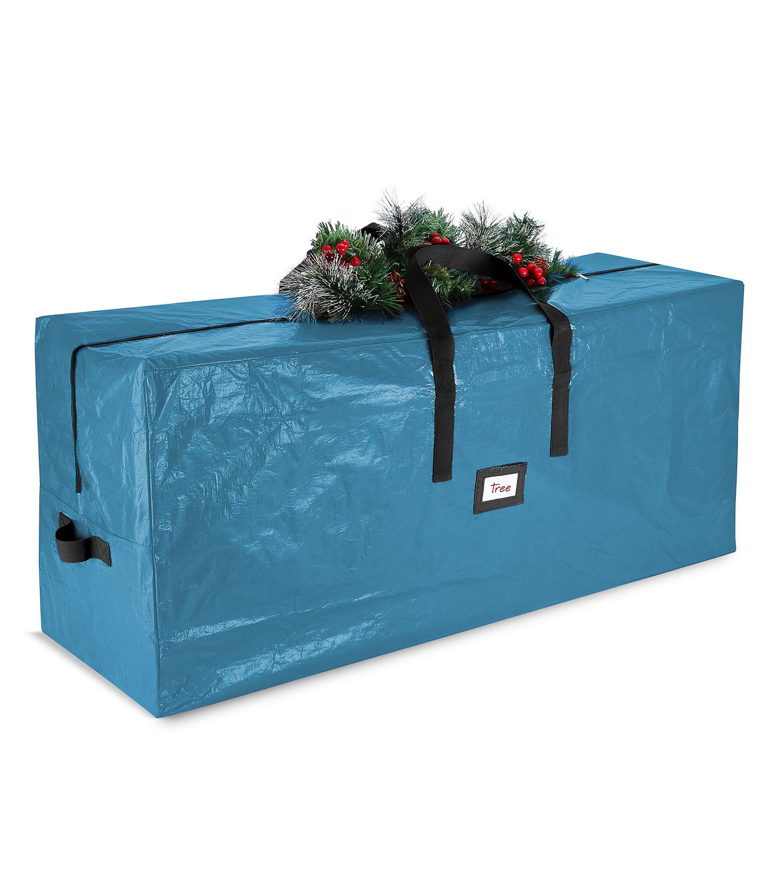 Hearth & Harbor Extra Large Christmas Tree Storage Bag with Reinforced Handles & Dual Zipper - 9 ft