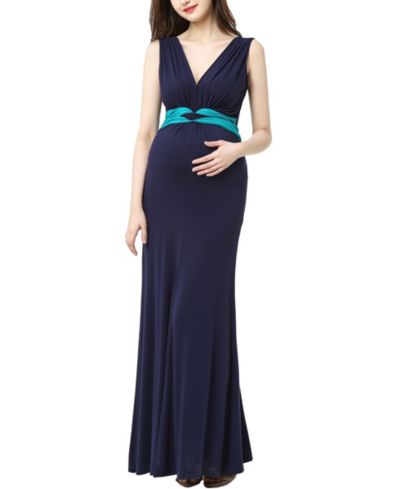 kimi + kai Women's Colorblock Nursing Maxi Dress