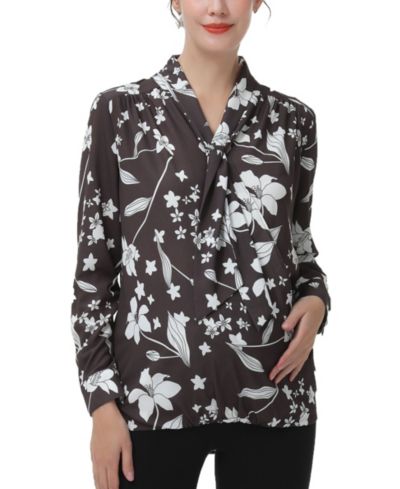 Женская блузка kimi + kai Maternity Tie Neck для кормления