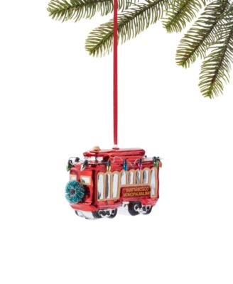 Украшение Holiday Lane San Francisco Trolley Car