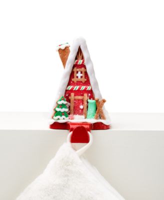 Держатель для рождественского носка Holiday Lane Christmas Cheer White & Red Ski Home Stocking Holder
