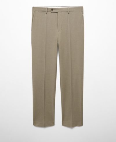 Мужские брюки от костюма MANGO Stretch Fabric Slim-Fit