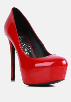 Женские туфли-лодочки London Rag Pismis Patent Faux Leather Stiletto