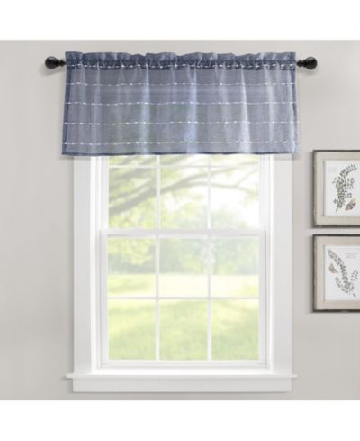Прозрачная занавеска Lush Decor Farmhouse Textured Sheer Valance