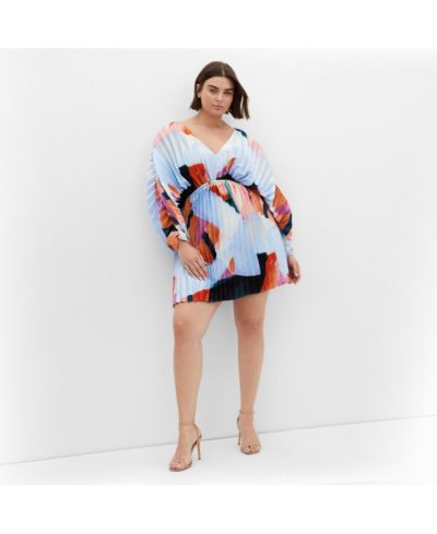 CITY CHIC Women's Chloe Geometric Print Mini Dress