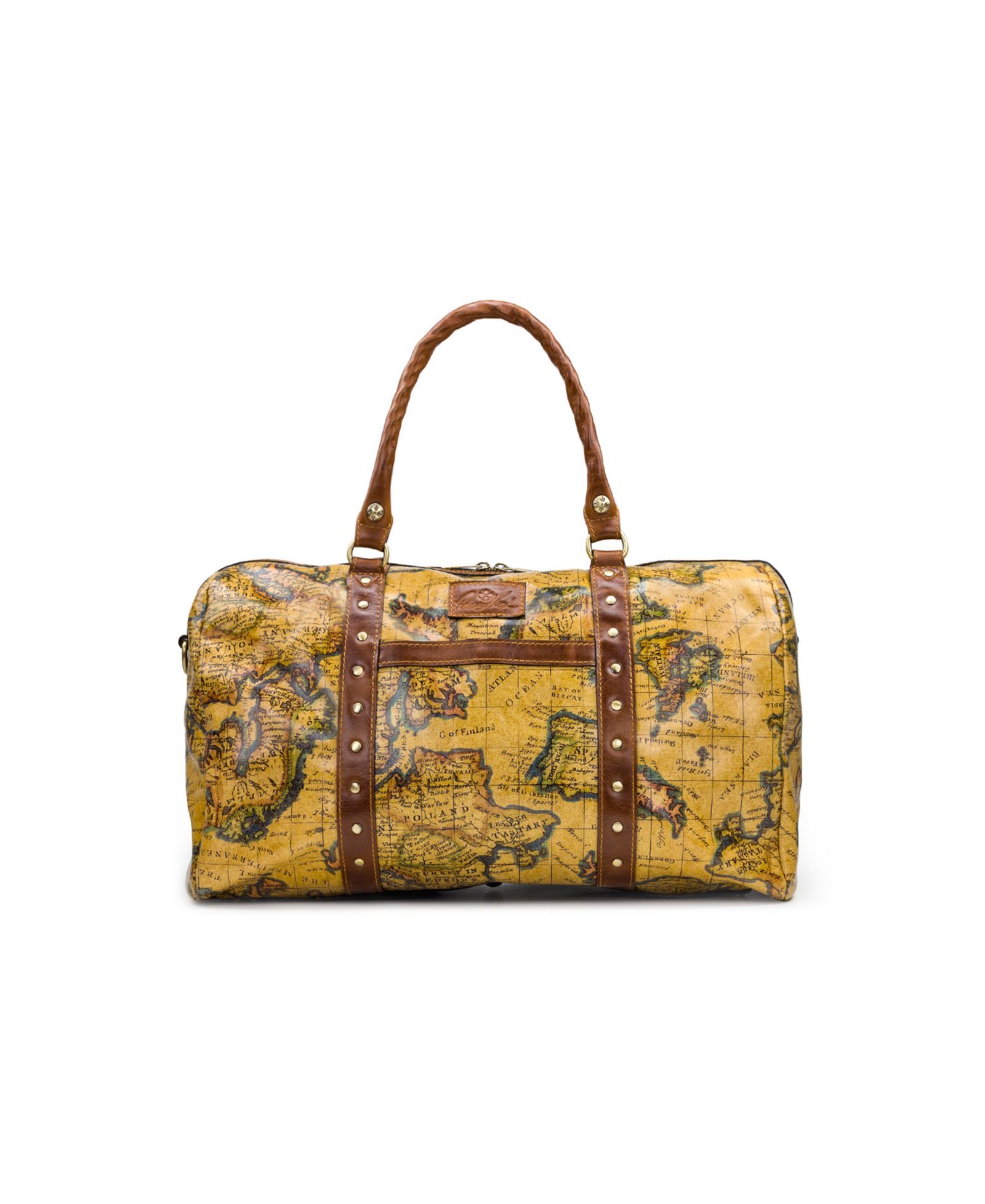 Patricia Nash Milano Weekender Leather Duffel Bag