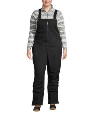 Lands' End Plus Size Expedition Waterproof Insulated Snow Bibs
