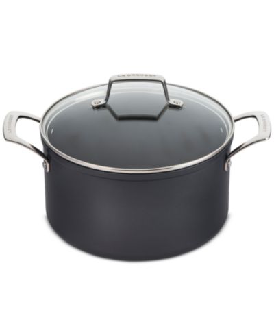 Кастрюля Le Creuset Essential Nonstick Ceramic 6.3-Qt. со стеклянной крышкой