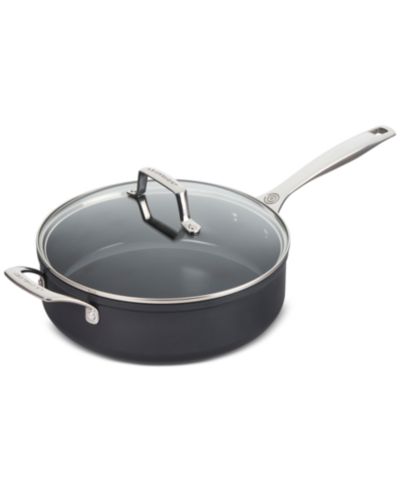 Le Creuset Essential Nonstick Ceramic 4.25-Qt. Sauté Pan with Glass Lid