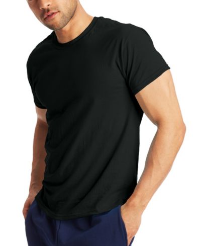 Hanes X-Temp Мужская футболка с коротким рукавом и круглым вырезом, 2 шт.