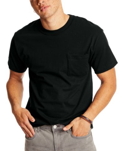 Hanes Beefy-T Unisex Pocket T-Shirt, 2-Pack