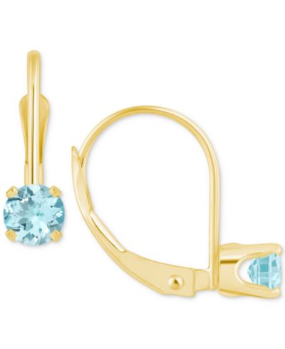 Macy's серьги с аметистом (1/2 ct. t.w.) в 14k Gold