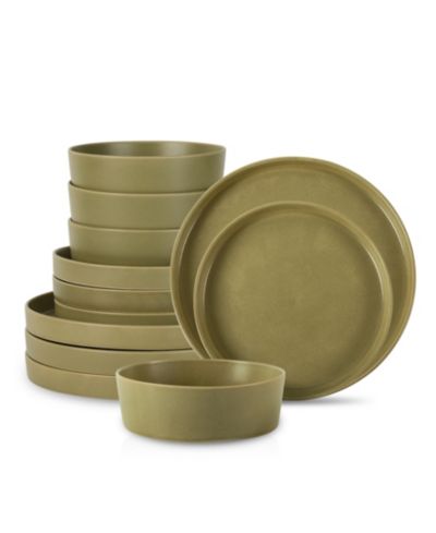 Stone by Mercer Project MODAN 12 Pc. Dinnerware Set, Service for 4