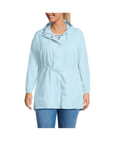 Складной водонепроницаемый плащ Lands' End Plus Size Squall