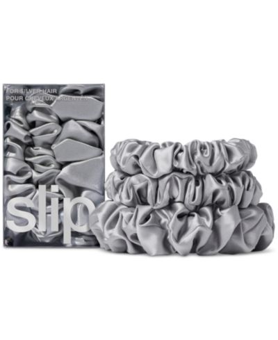Набор резинок для волос Slip 3-Pc. Pure Silk Back-to-Basics Assorted Scrunchies