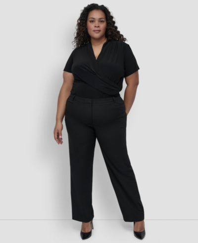 DKNY Брюки современного кроя Plus Size