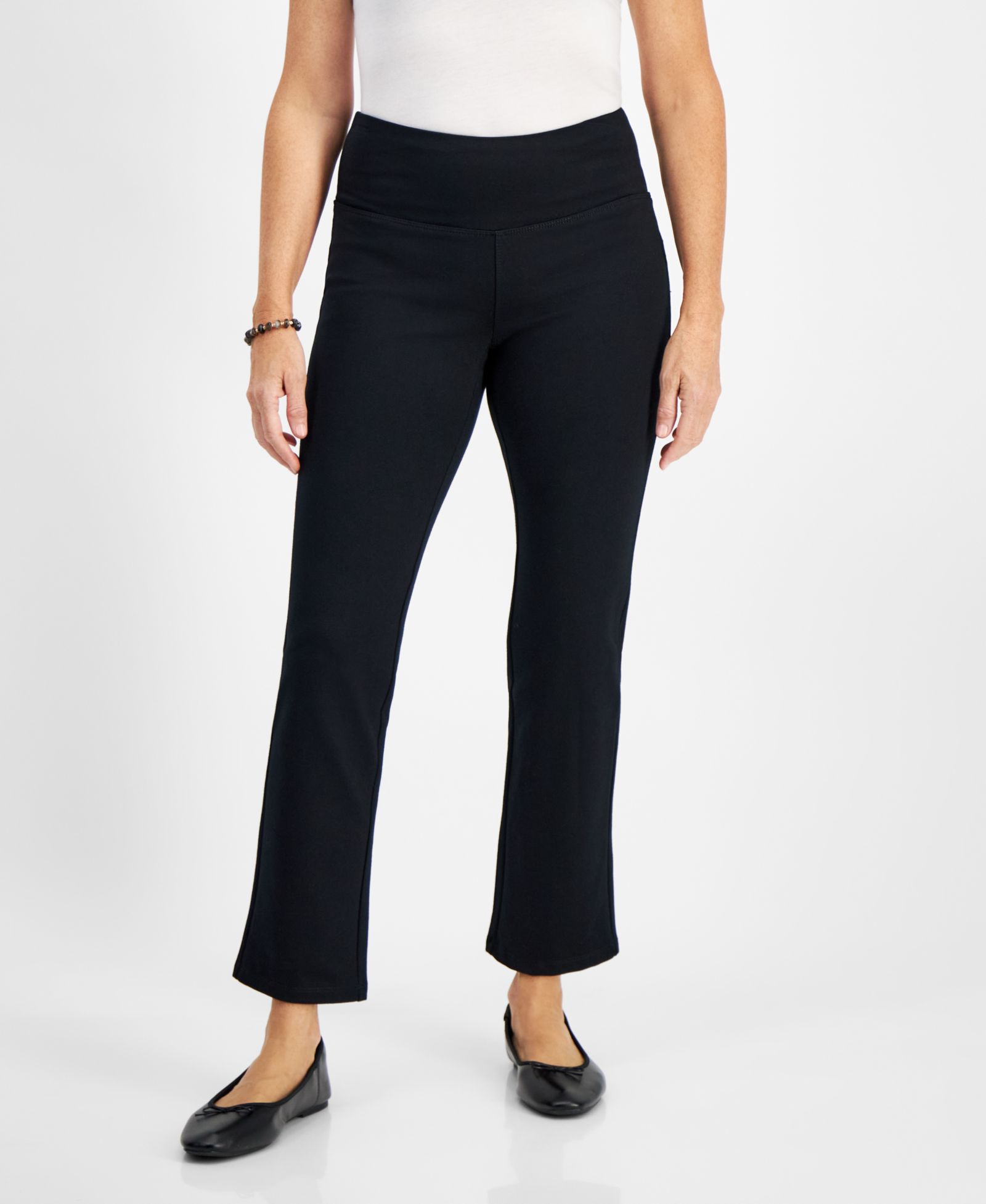 Style & Co Plus Брюки из трикотажа Ponte Straight-Leg