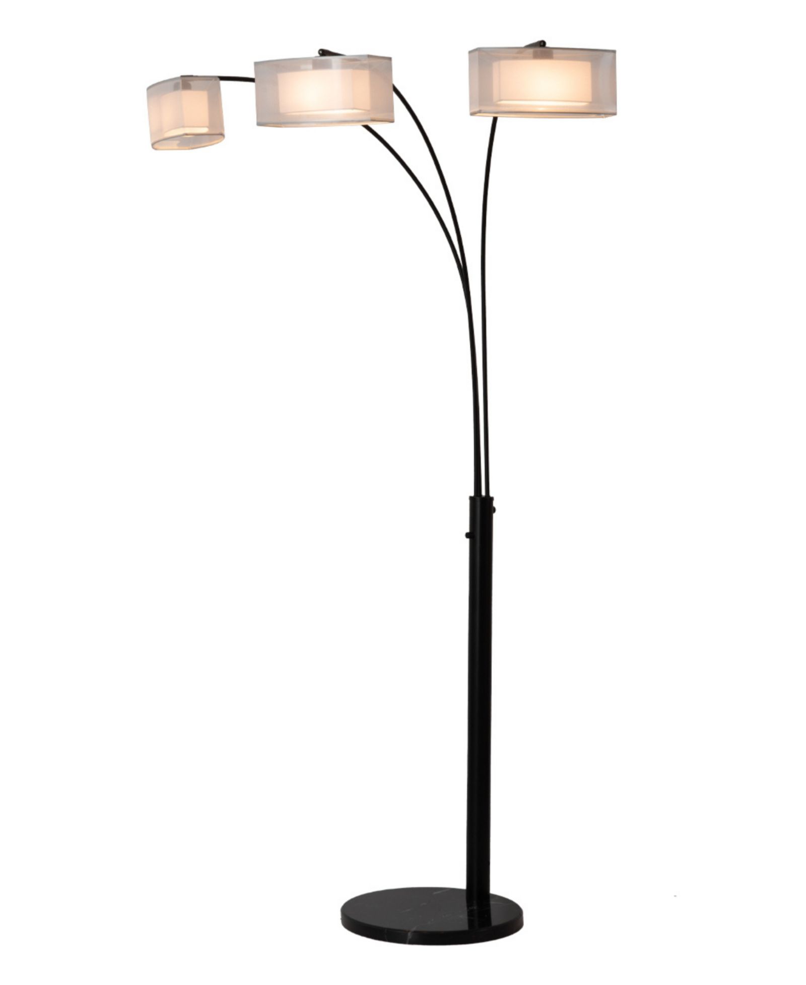 NOVA of California Amarillo 84" 3 Light Switch Arc Floor Lamp